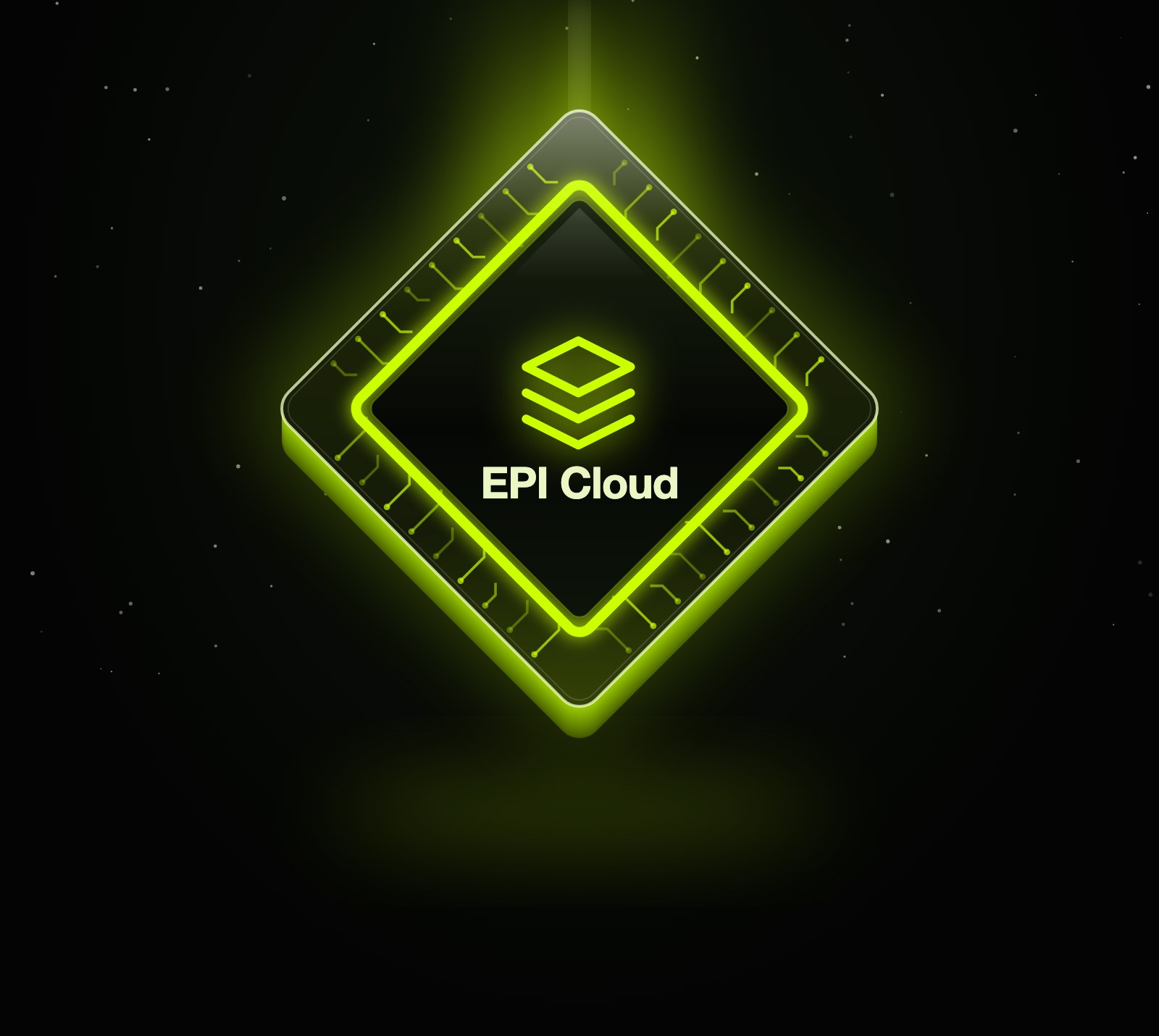Chip com a marca EPI Cloud